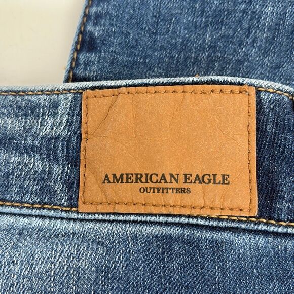 American Eagle High-Rise Stretch Jegging Size 2 Short Faded Blue‎ - Picture 7 of 11